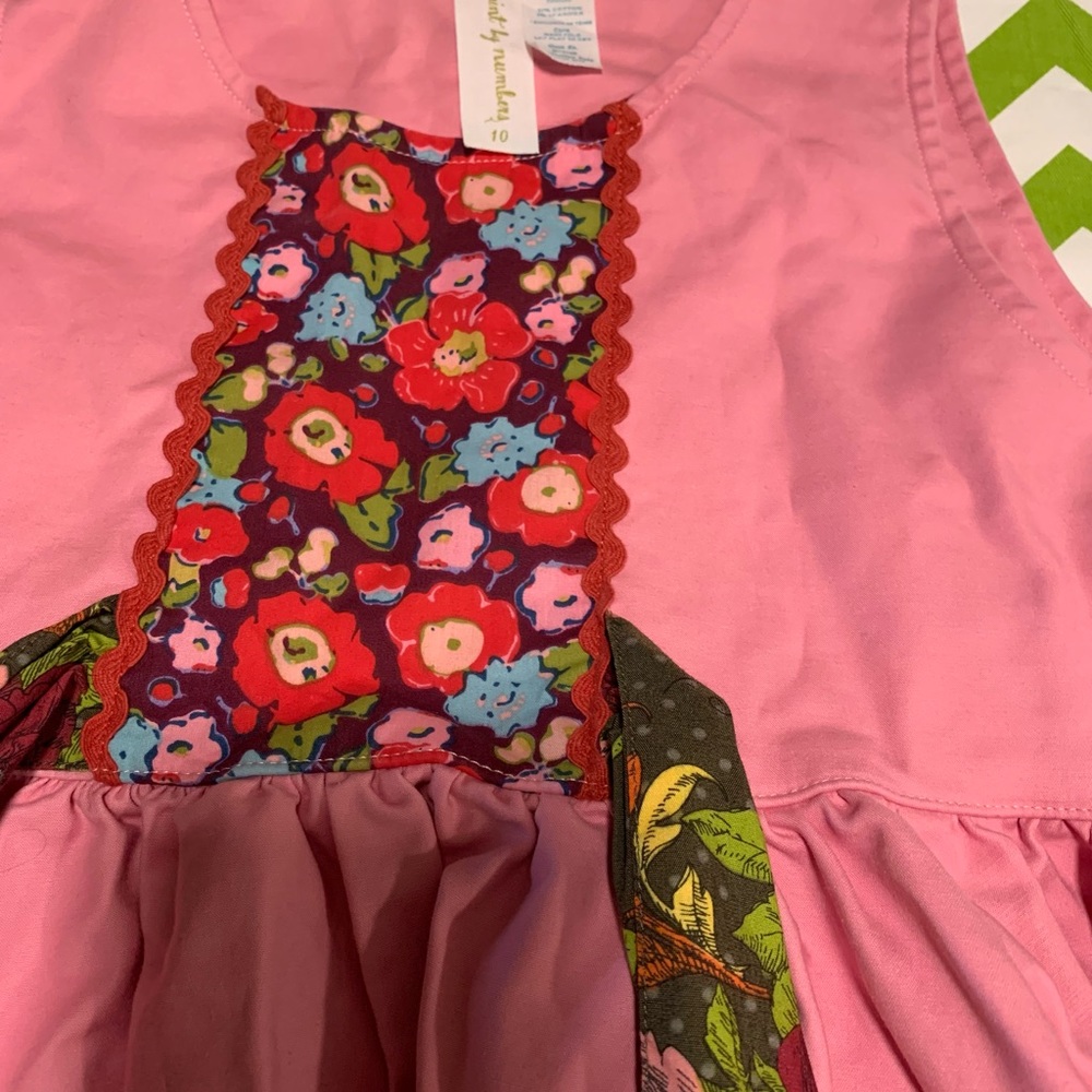 Girls matilda jane paint by numbers dress 10 - Picture 2 of 5